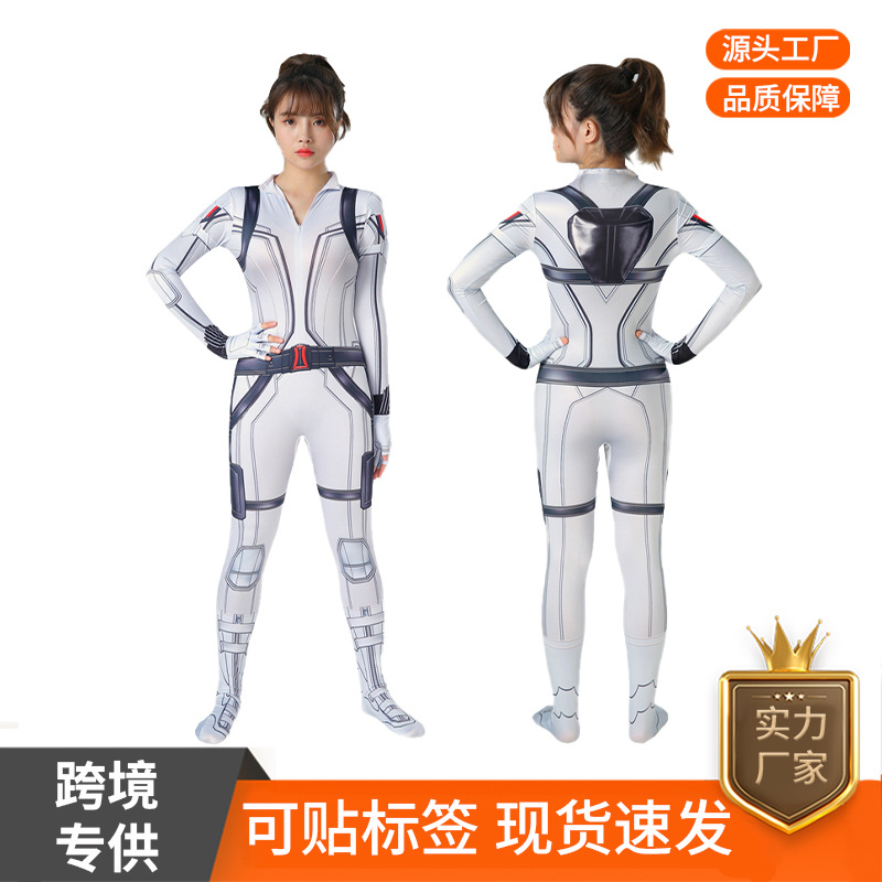 Avengers 4 New Black Widow Adult and Kidsren Cosplay Party Game Play One-Piece Bodysuit Halloween Costume