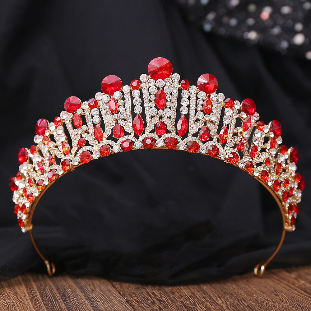 Bridal Shiny Women's Solid Color Alloy Rhinestone Diamond Crown display picture 6