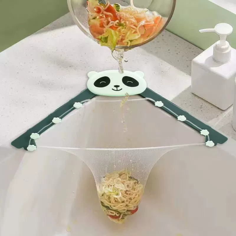 Panda Sink Drain: кухонная фильтр-решетка для раковины, держатель для стока воды и остатков риса