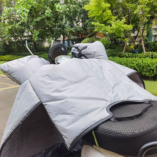 Battery Car Windproof Quilt Waterproof Electric Car Fleece-Lined Thickeneded Tram Windproof Quilt Cover Autumn and Winter New Anti-Cold Yinqin
