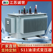 S11-10kv油浸式变压器大功率高过载超容量诚世光电电力变压器