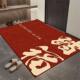 Festive entrance high-grade red entrance floor mat simple entrance mat door carpet dirt-resistant and easy to take care