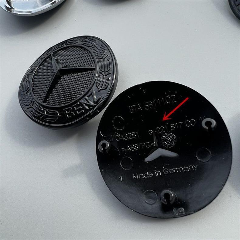 Mercedes-Benz front grille emblem for new E and S-Class models S350 S400 S600 E300L front grille logo front bumper badge