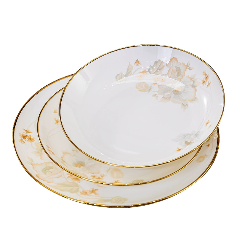 Tableware, high-end ceramic set for home use, European style, light luxury style