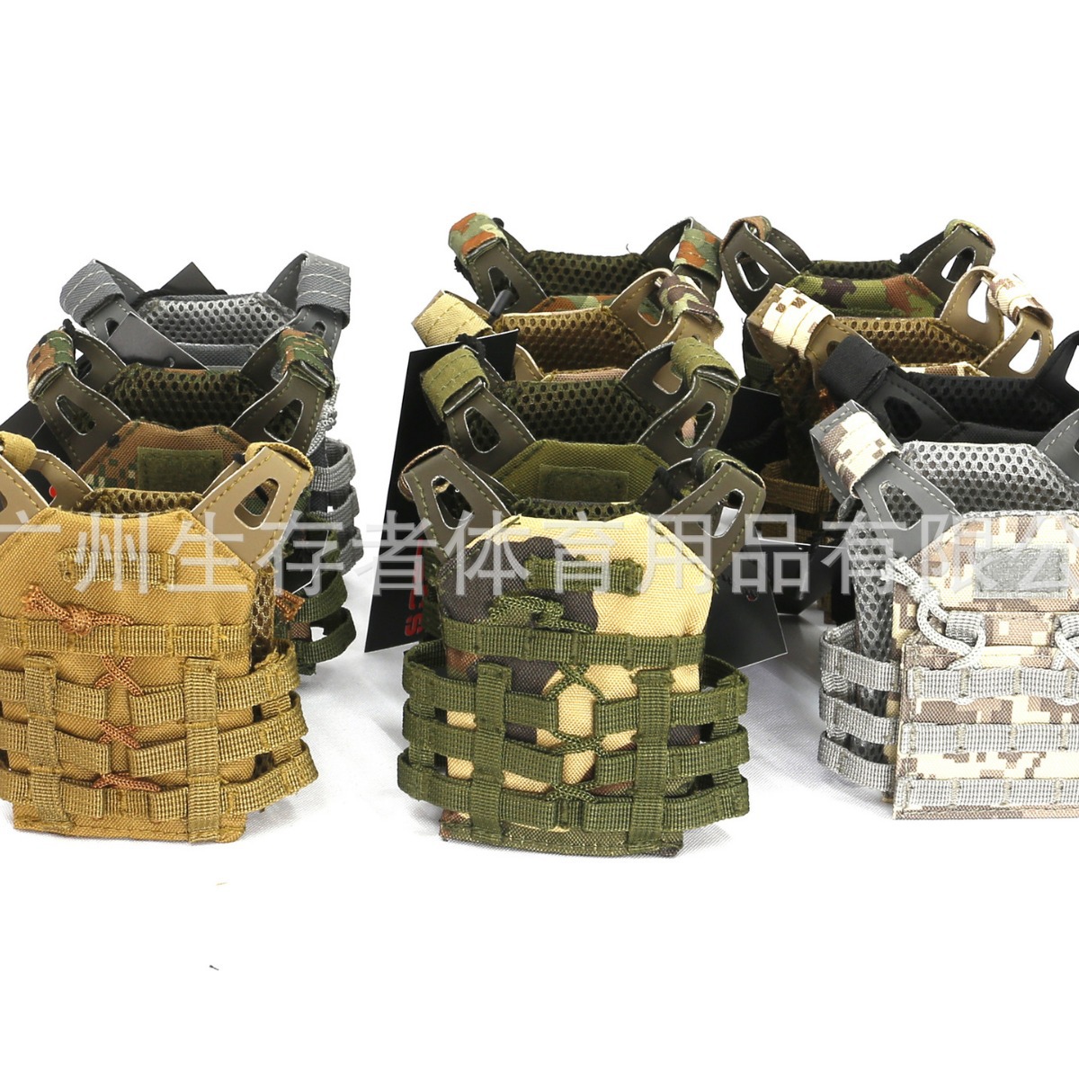 Mini chaleco chaleco de pony mini botella de cerveza cubierta táctica mini molle bebida ajustable