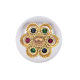 Fashion New Chinese Diamond Tori Pearl Button High-end Women's Cheongsam Disc Buckle Decorative Round Bead Button Hanfu Buckle