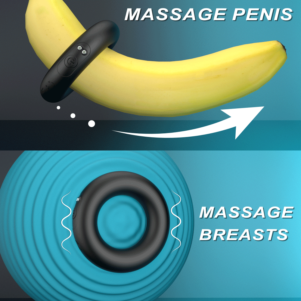 JK012 Vibrating Cock Ring, Remote-Control Silicone Couples Vibrator, White — detail image 9