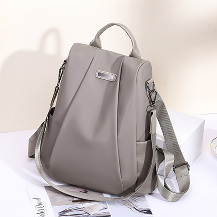 Oxford tela mochila transfronteriza mujer 2024 nueva moda coreana mochila de viaje mochila de lona antirrobo mochila de estudiantes universitarios