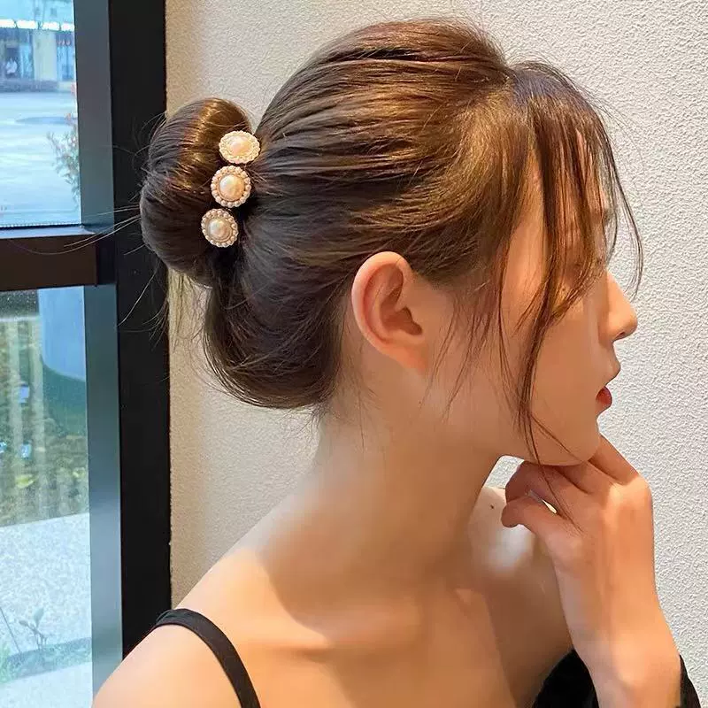 Brand elegant hairgrip, hair rope, flowered, french style, internet celebrity