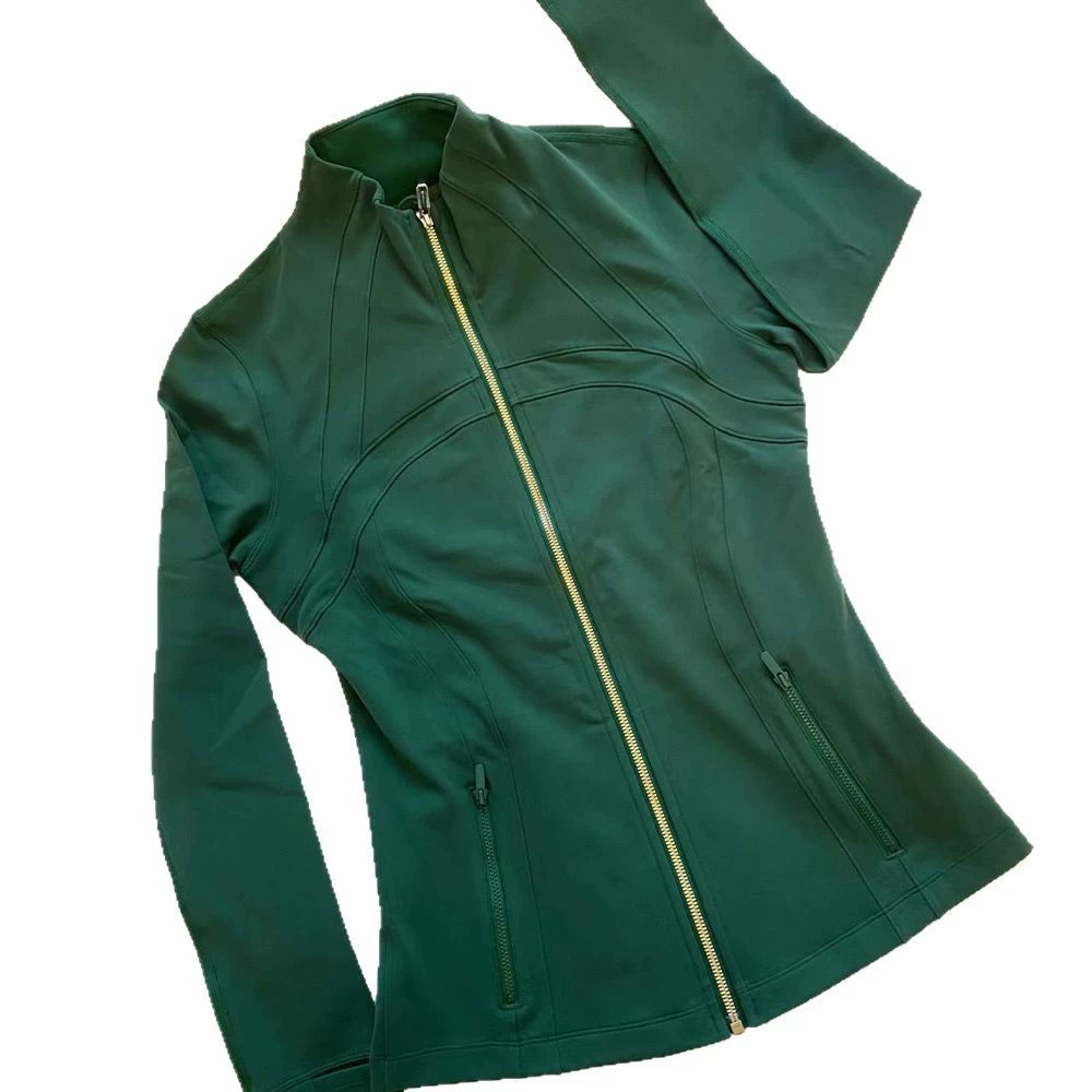 Yoga clothing, chain with zipper, jacket for gym