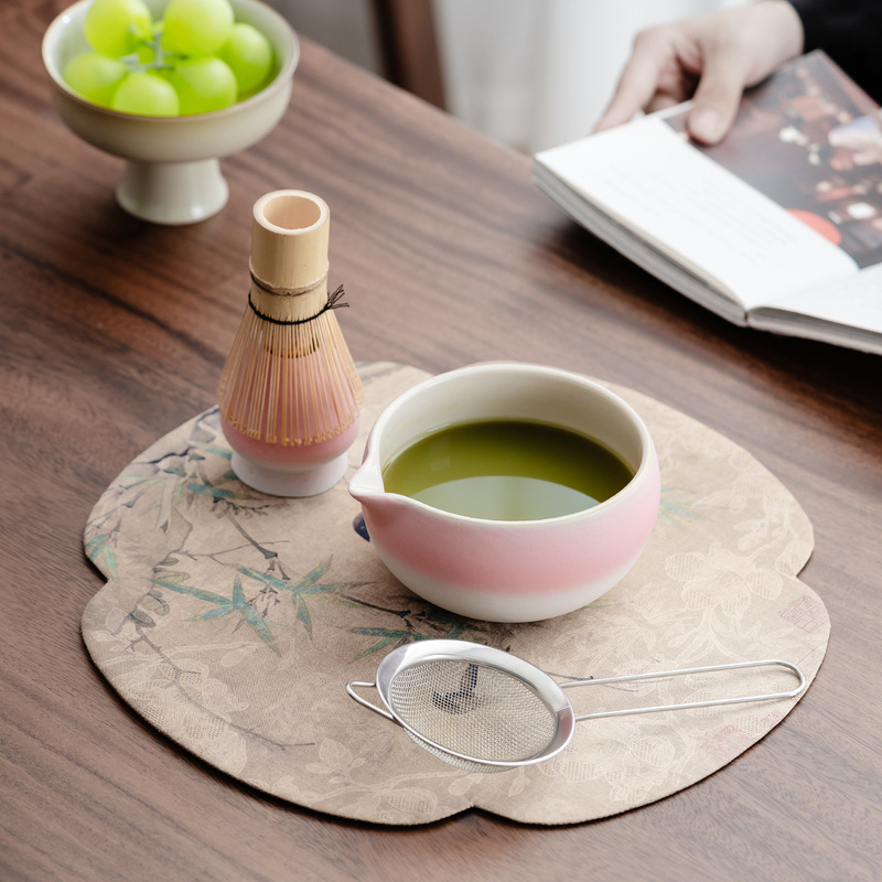 日本和风抹茶碗打抹茶工具点茶碗抹茶杯搅拌器茶筅器具套装礼盒装|undefined