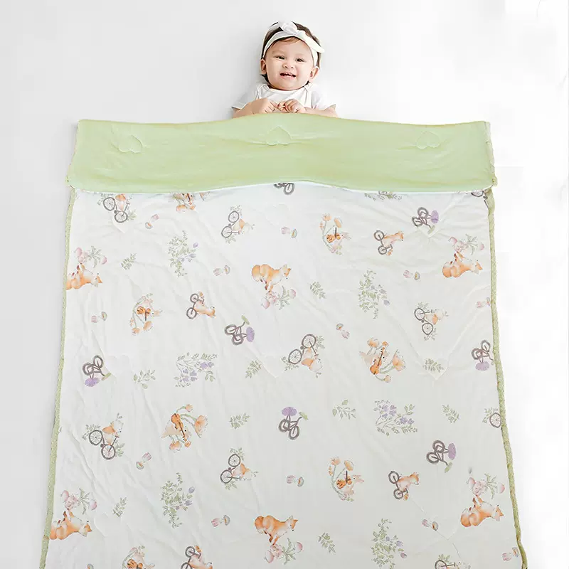 秋冬婴儿豆豆被幼儿园午睡被子盖毯棉被宝宝儿童安抚被新生儿抱被