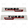 Turbo amg 4MATIC+labeling is suitable for Mercedes-Benz 17-21 leaf board car labels