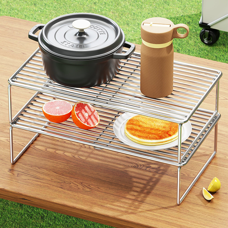 Soporte Plegable para Estufa de Camping de Acero Inoxidable, Portátil para Picnic y Exteriores image 8