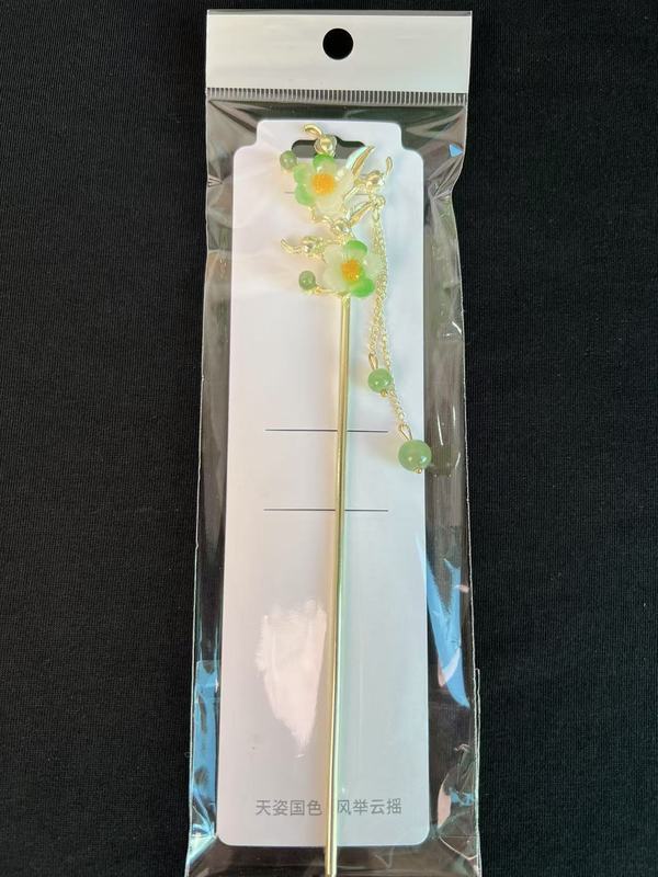 清冷感合金流苏发簪女高级感簪子复古气质发钗新中式古风汉服发饰|undefined