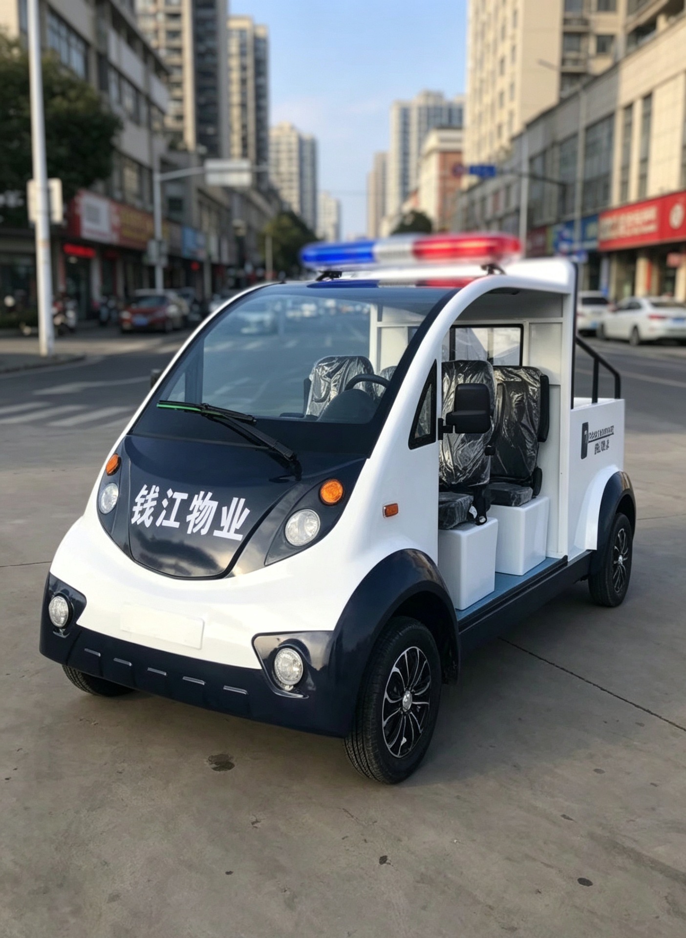 Electric Patrol Pickup Truck, Four-Wheel Tourist Vehicle, Factory Property Security and Fire Protection Shuttle Vehicle, Real Estate Viewing Vehicle