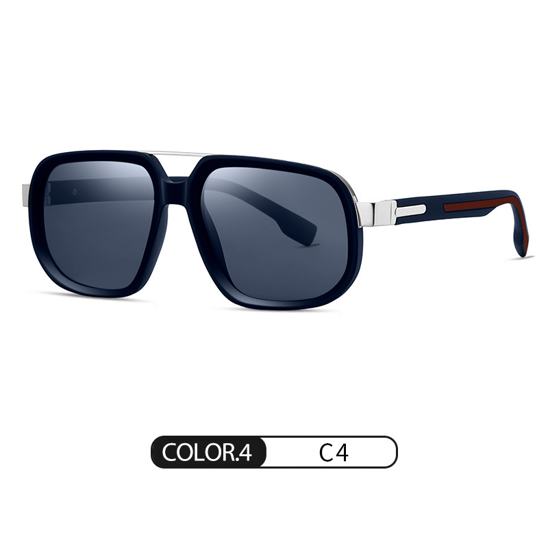 Spot nuevas gafas de sol polarizadas S15113 gafas de sol de metal con marco cuadrado clásico de moda gafas de sol de conducción al aire libre