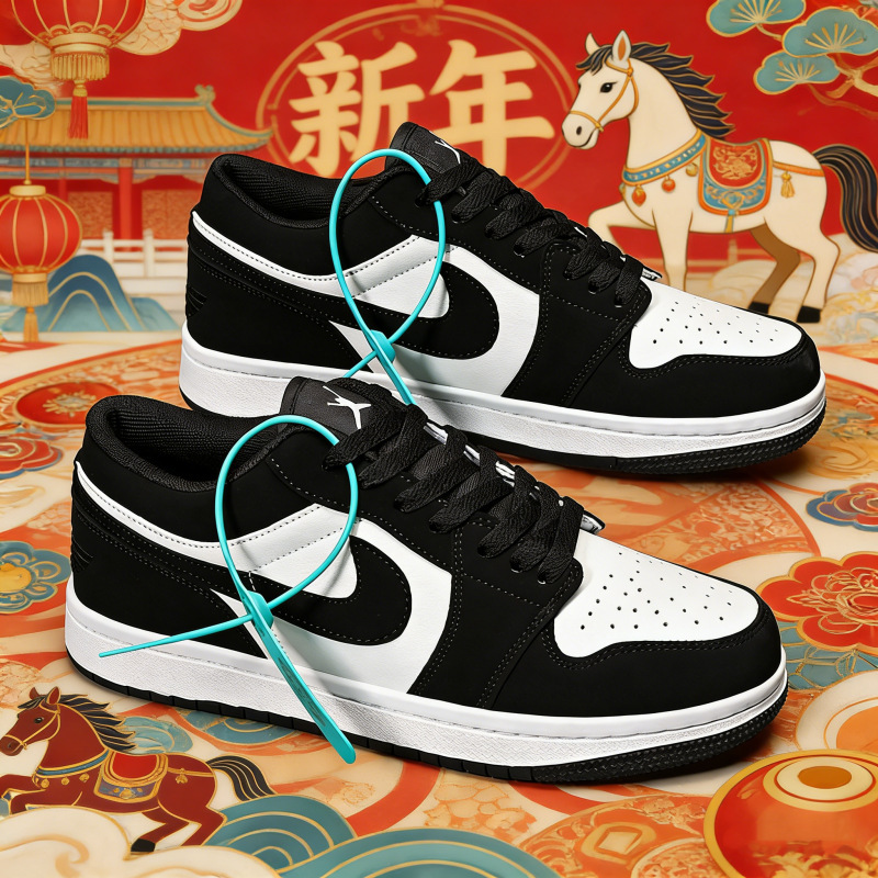 Authentic Putian Aj Men's Shoes, Year of the Horse Limited Edition Dunk Sneakers, Air Force 1 Wujiang Collaboration Student Sports Trendy Shoes