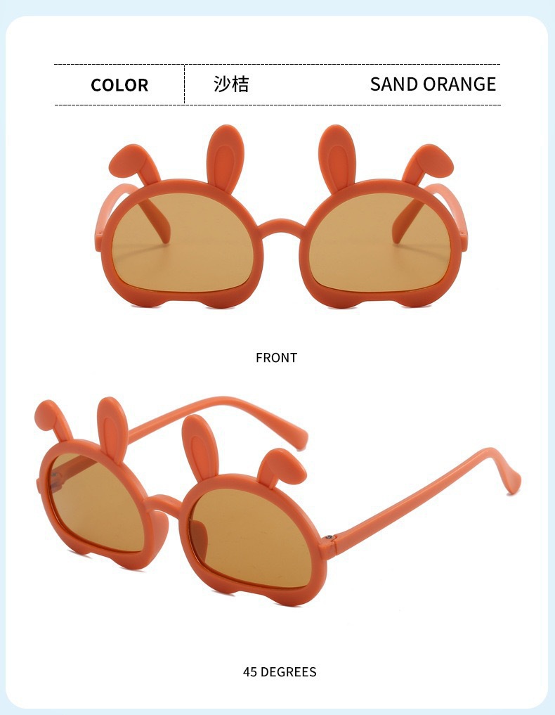 Orange rabbit ear