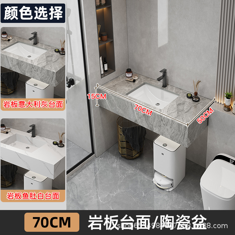 70CM Italian gray undercounter basin