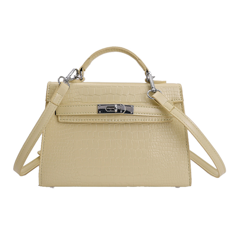 Nicho popular cocodrilo portátil bolso Kelly mujer 2026 nueva moda versátil alta sensación de hombro mochila