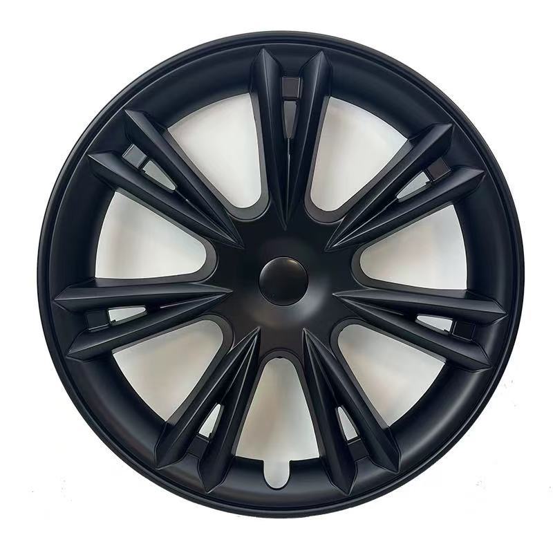 Tesla Model: Tesla Hub cover - old-model-y-19-inch-sport-matte-black