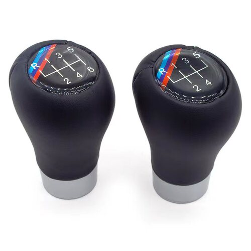 Suitable for BMW 5 7 Series Leather Wrapped Gear Lever Cover Shift Knob Shift Lever Automotive Accessory
