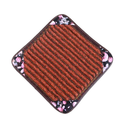 New car cushion Haw seed cushion car small square cushion summer breathable cushion office chair cushion (Seat cushion, seat cover) - red-one-piece