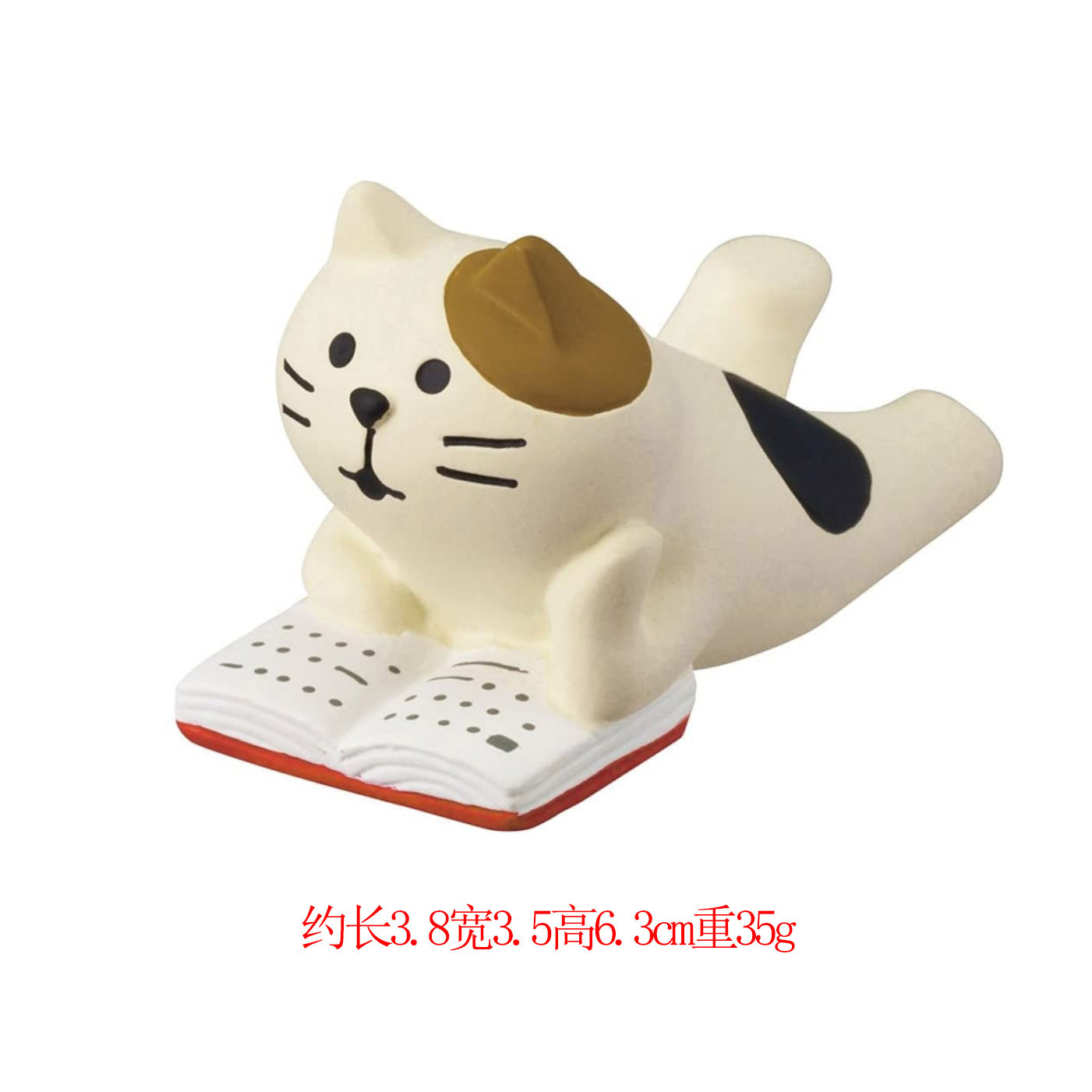 누워서 책을 읽는 고양이