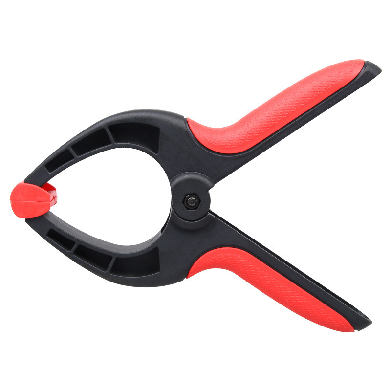 Carpintería fuerte 2 - 9 pulgadas negras gruesas antideslizantes a-clip multifuncional de fijación rápida de nylon resorte a-clip
