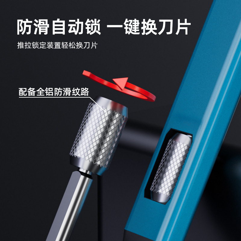 Herramienta de trinchar de aleación de aluminio transfronteriza, cuchillo manual portátil, desmontaje, libro de mano expreso, sello de goma, cuchillo de trinchar de herradura