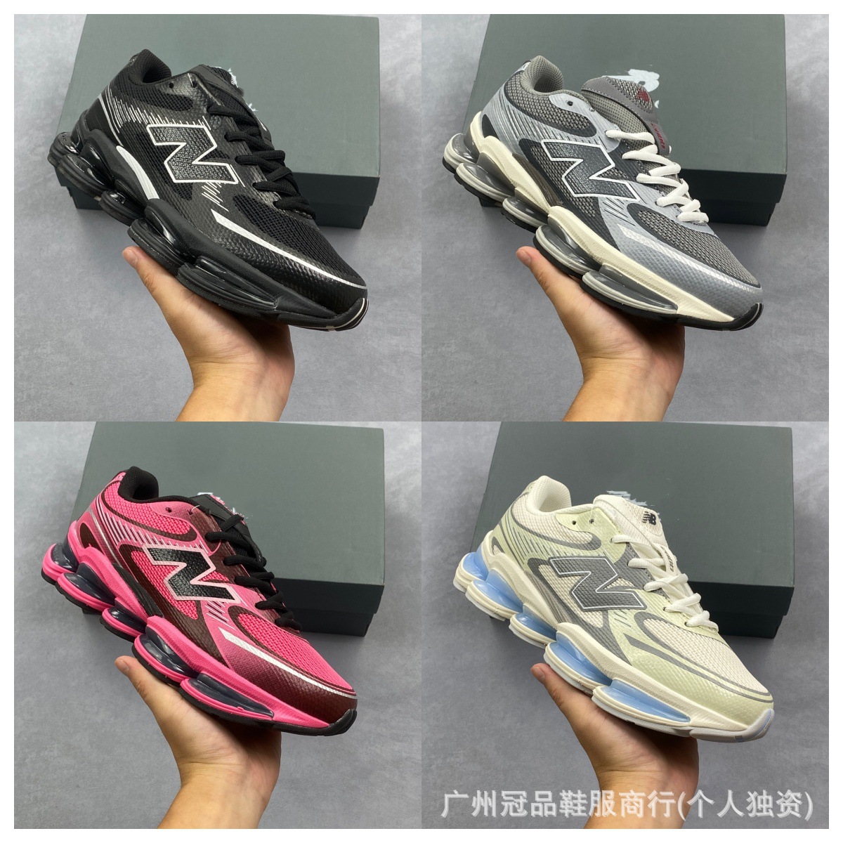 High-Quality Shoes from Putian, Cross-Border Pure Original Nb2000 Men's and Women's Dad Shoes with Breathable Mesh and Cushioning