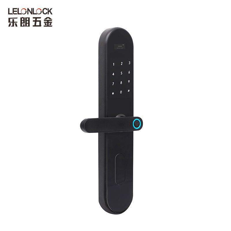 Huella digital inteligente conexión Bluetooth remoto cerradura de puerta inteligente hotel apartamento antirrobo puerta automática tarjeta de crédito contraseña bloqueo