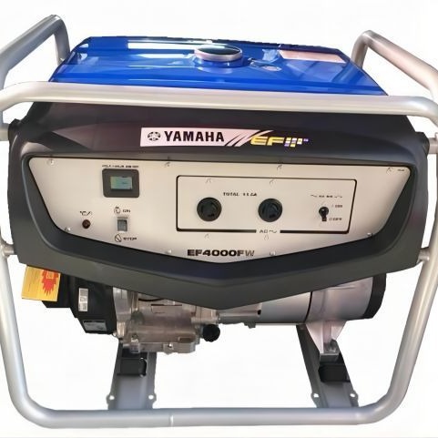 户外3.0KW雅马哈EF4000FW手启动可移动开架式汽油发电机组