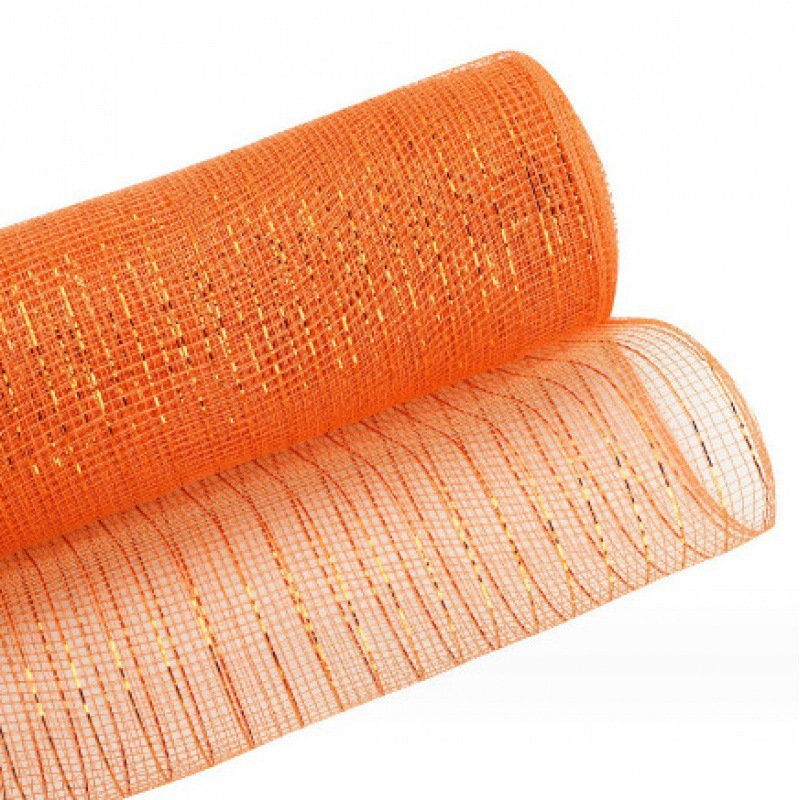 오렌지 PP + 오렌지 파 조각 * 직경 9cm * 26cm 10 야드/롤 준비 재고