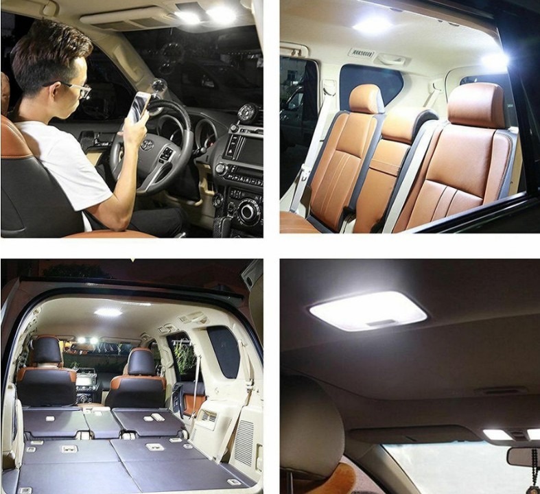 Car LED indoor roof light car rectangular indoor patch light with switch GT-699 roof light