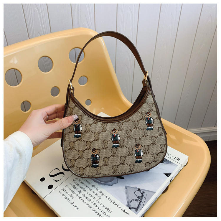 Shoulder Bag For Women Canvas Crossbody Bag Temperament Style_voghion.com