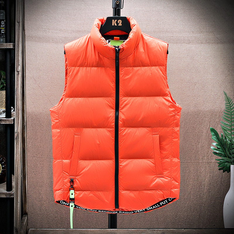 [Recomendación de Cui Wanzhi-Nuevo estándar nacional] chaleco de pluma para parejas caliente en invierno con cuello vertical y hombros de la moda de la blusa image 10