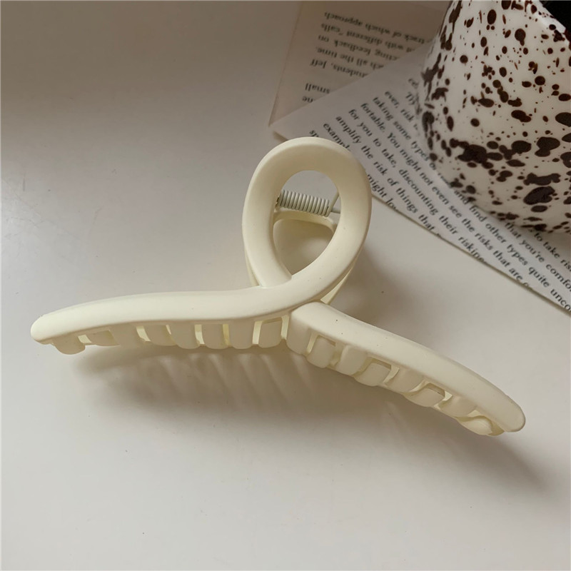 Clip de tiburón grande, clip de agarre para el cabello de placa de sensación de alta calidad, horquilla de temperamento, nuevo estilo, horquilla de gran volumen, tocado de primavera y verano, mujer