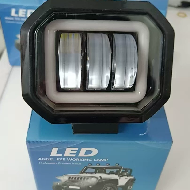 Авто противотуманные ангельские глаза 30W всегда яркие плюс вспышка ангельские глаза ночное освещение фар мотоцикла модификация фар