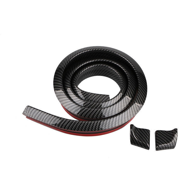 Car Modification Universal Rubber Tail Wing Large Tail Wing Small Tail Wing Wholesale Carbon Fiber Tail Wing Rubber Strip Wing