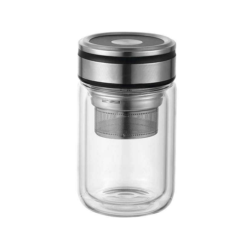 Glass high quality transparent filter, tea cup
