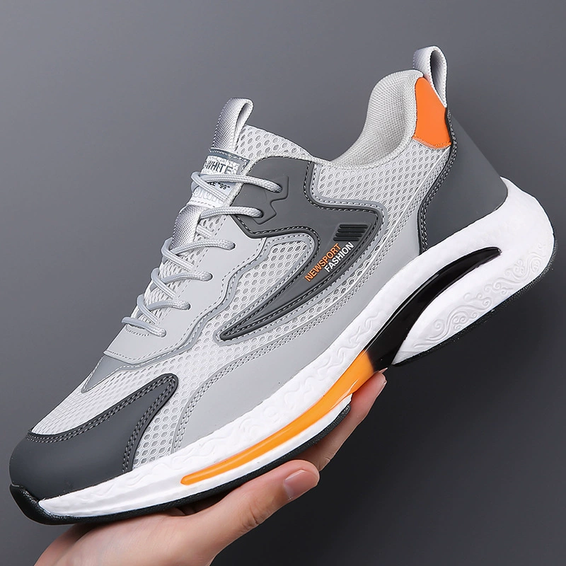 2024 мужская обувь повседневная сетка спортивная обувь летняя новая нескользящая амортизация мужская легкая беговая обувь дышащая