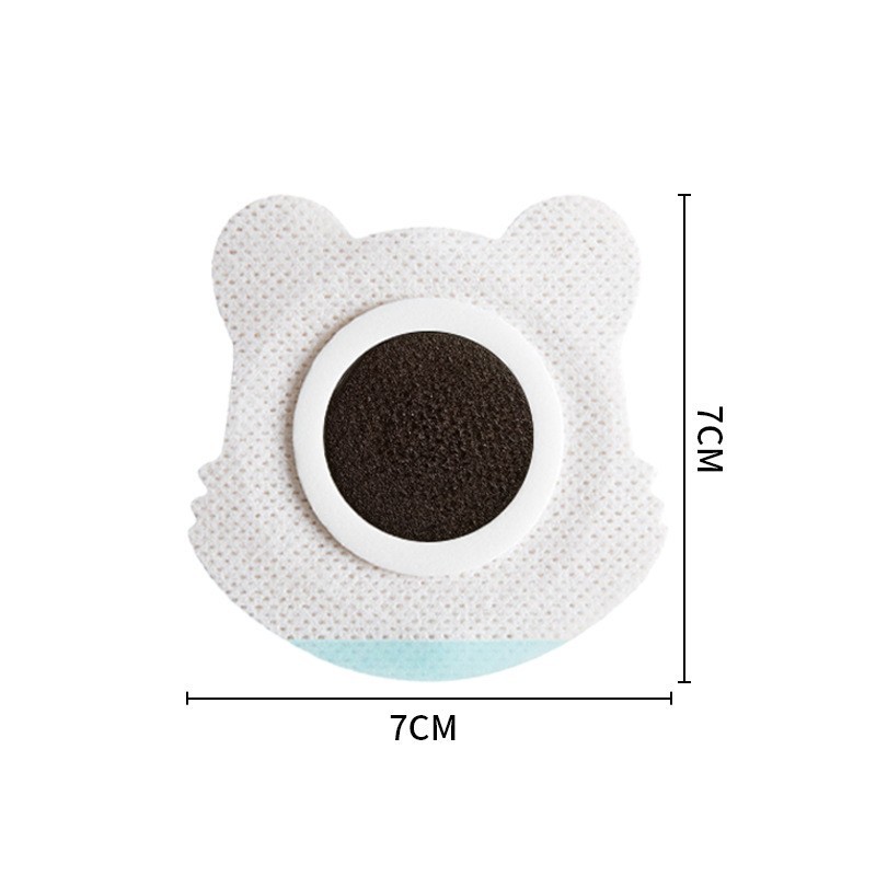 Honey Herbal Patch Mifeng Tie 6x7cm Warming Moxibustion Belly Button Patch for Wellness Care in use