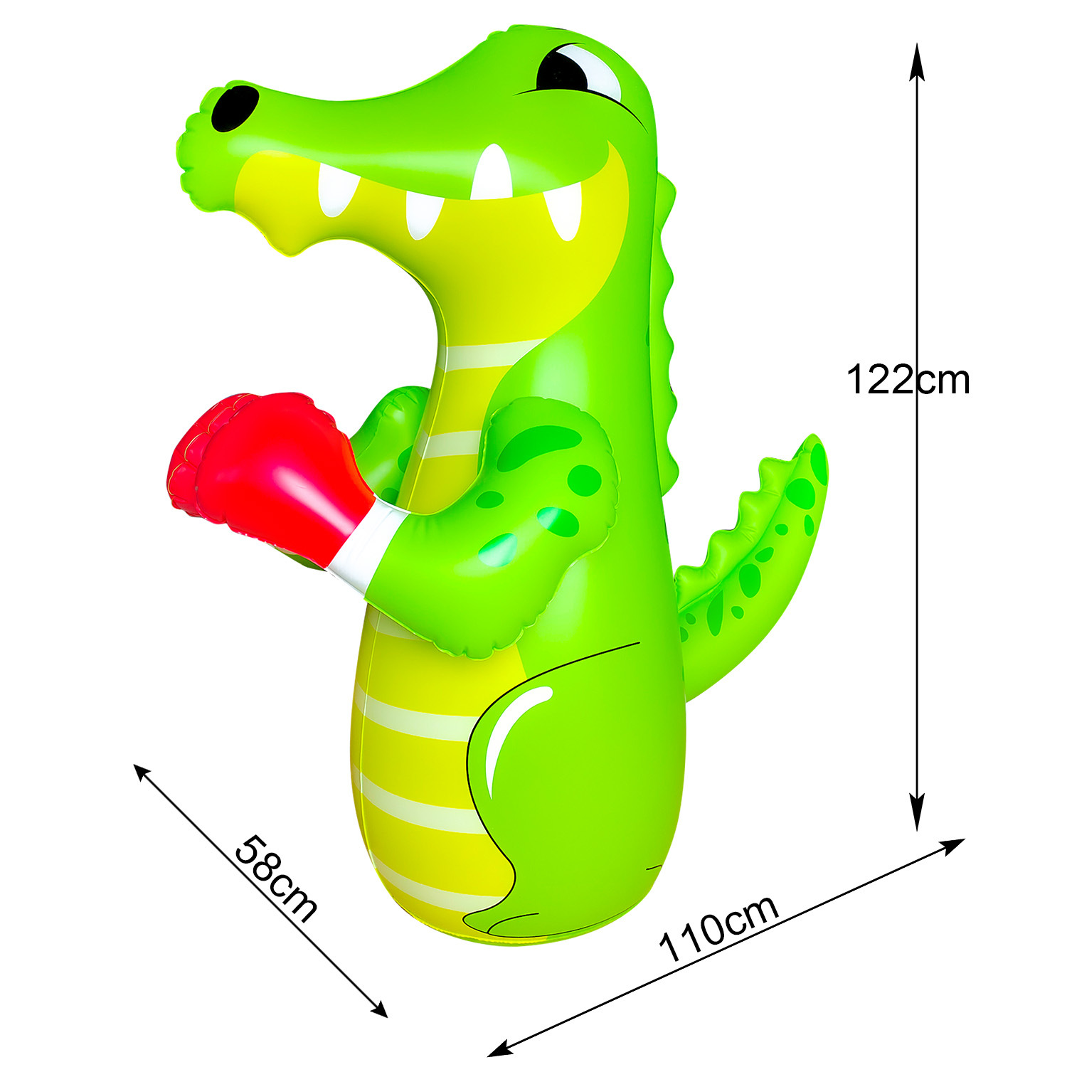 Punto de fábrica juguete de vaso inflable pared de hombre falso accesorios de entrenamiento de fútbol columna de golpe columna de boxeo inflable de dinosaurio