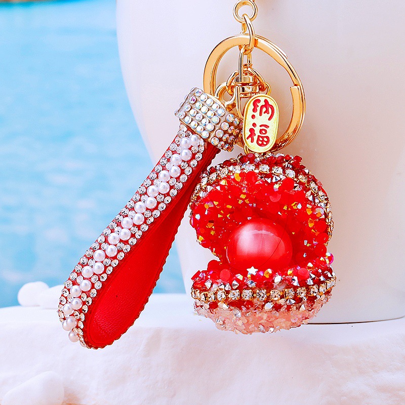 A829 stars sea shell crimson