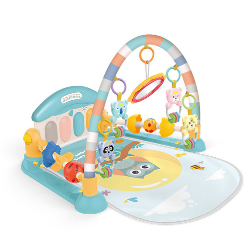 Wholesale baby pedal piano 0-1 year old baby fitness frame anti-squint 3-6 months enlightenment educational toy