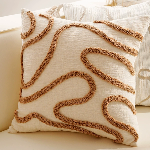 Brown pillowcase, 45x, 45cm