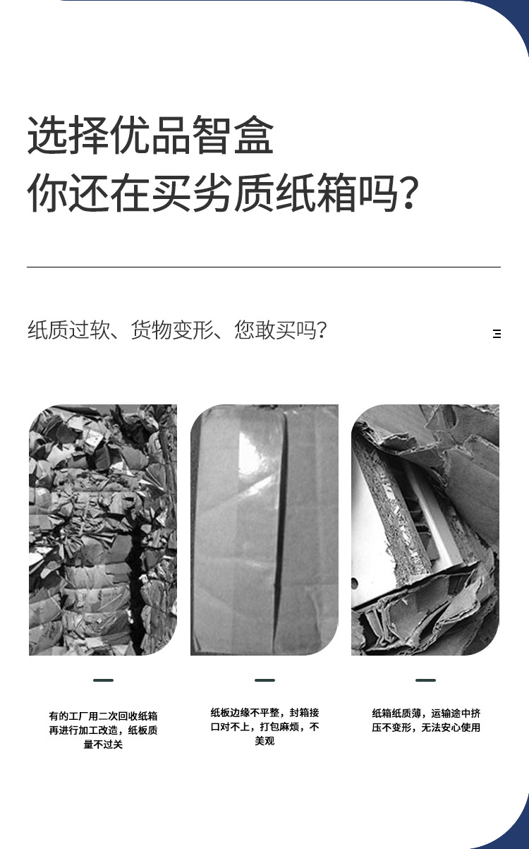 1-13号加厚邮政快递打包纸箱纸盒子包装盒搬家箱大号现货批发定做