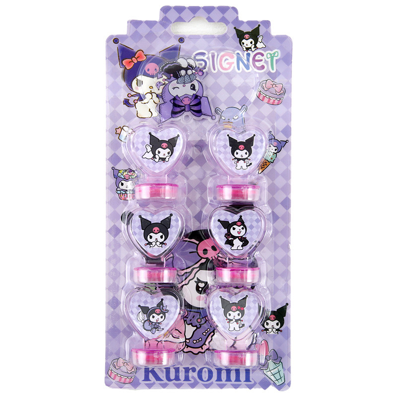 Cartón de dibujos animados con sello de impresión de aceite regalo creativo para jardín de infantes regalo de papelería al por mayor